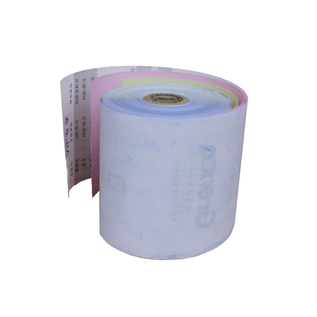 3 Ply NCR Carbonless Paper Roll 75mm X75mm