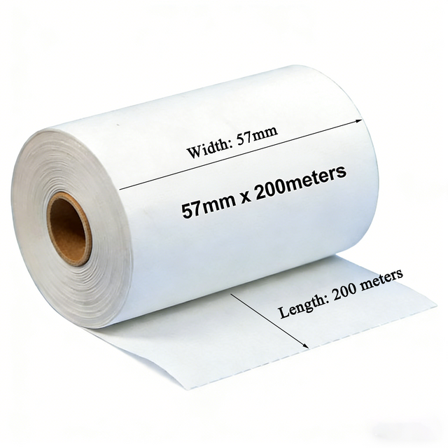 BPA Free 57mm X 200 Meters Thermal ATM Receipt Paper Roll