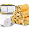 Gold Foil Film Packaging 80x80mm Thermal Paper Rolls 
