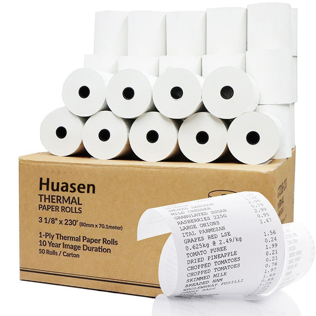 Waterproof Thermal Paper Roll 80x80mm
